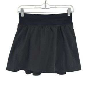 Spanx Get Moving Skort Skirt Small Black Tennis Pickleball Athletic SS-2234